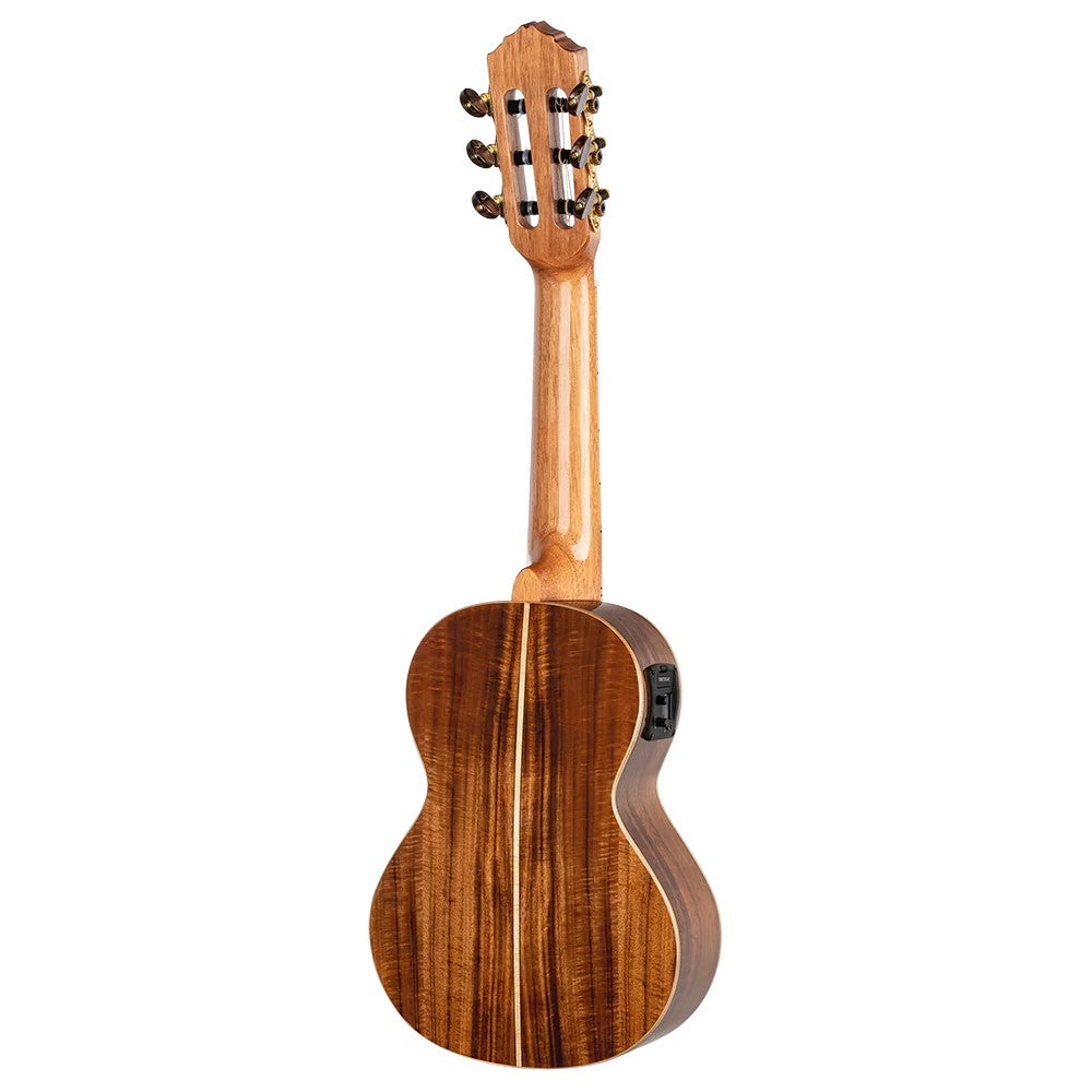 Ortega Mini/Travel Series RGLE18ACA elektrisch-akoestische guitarlele met gigbag