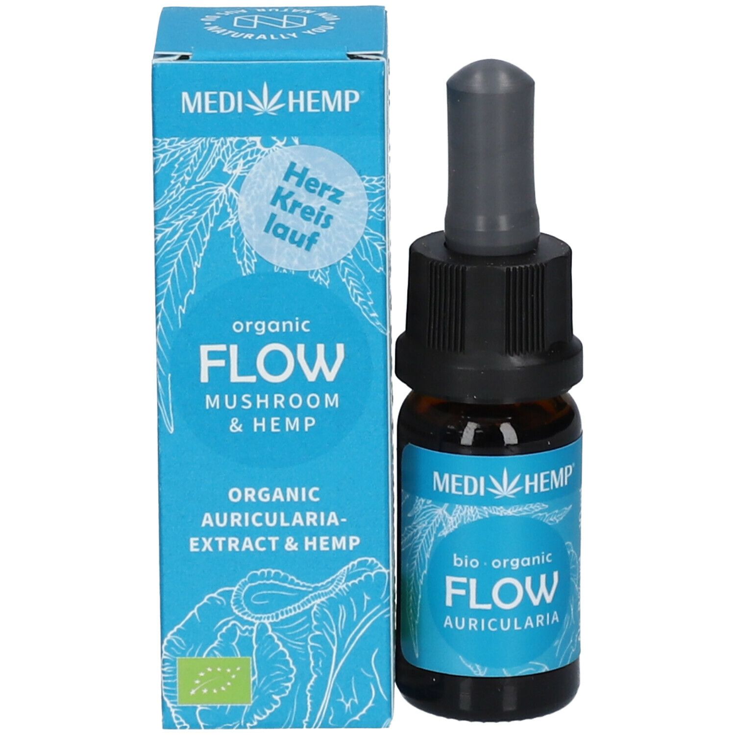 MEDIHEMP Bio FLOW Auricularia-Extrakt & Hanf