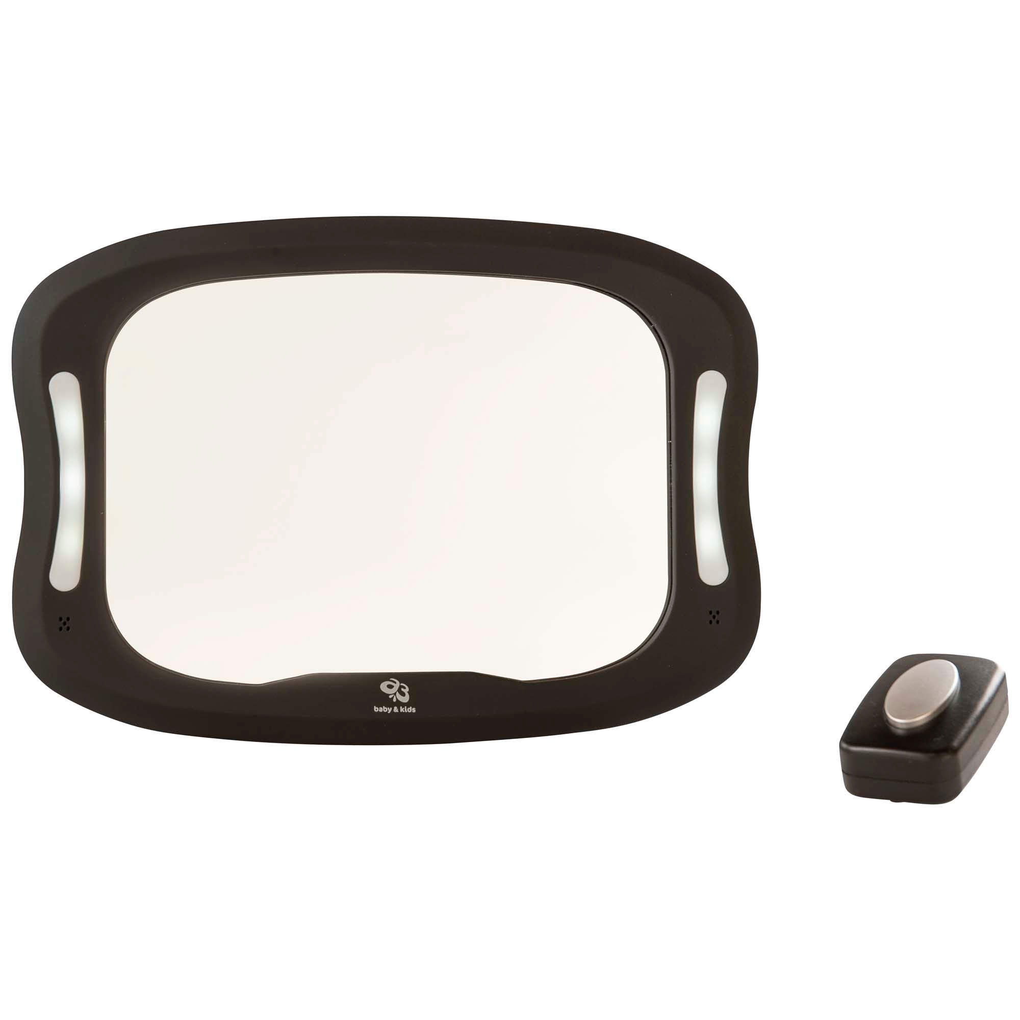 Yrda autospiegel met ledverlichting Black