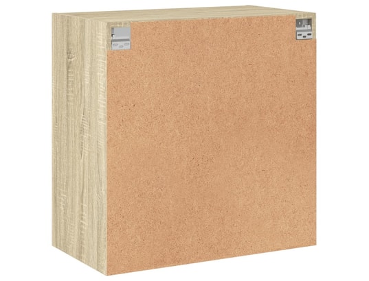 VIDAXL - Armoire de rangement Armoire murale avec portes en verre chêne sonoma 68x37x68,...