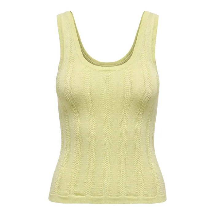 JDY Beauty SL Glitter Structured Knit Tanktop Dames