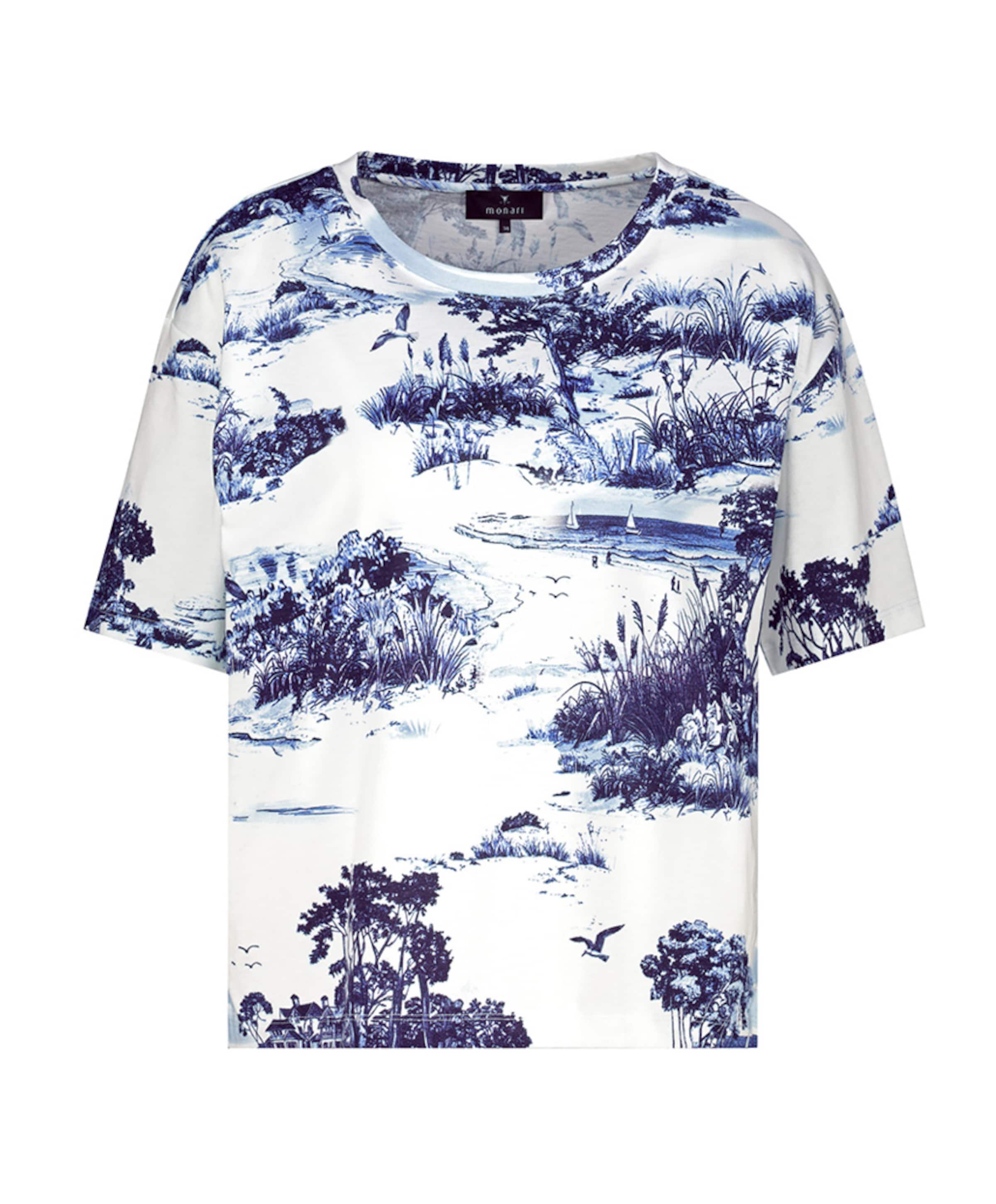Monari Dames T-shirt blauw