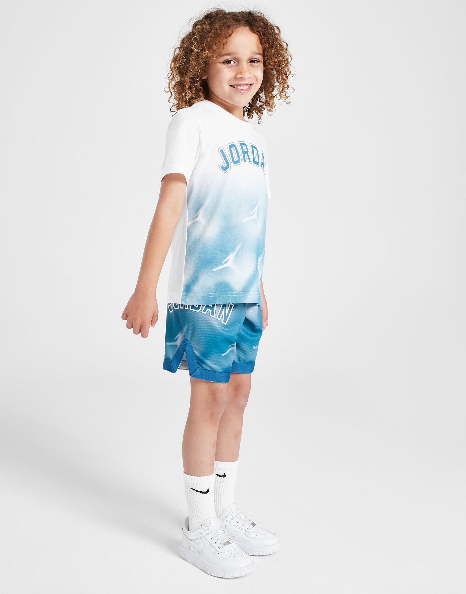 Jordan Ensemble T-shirt/Short Mesh Fade Enfant