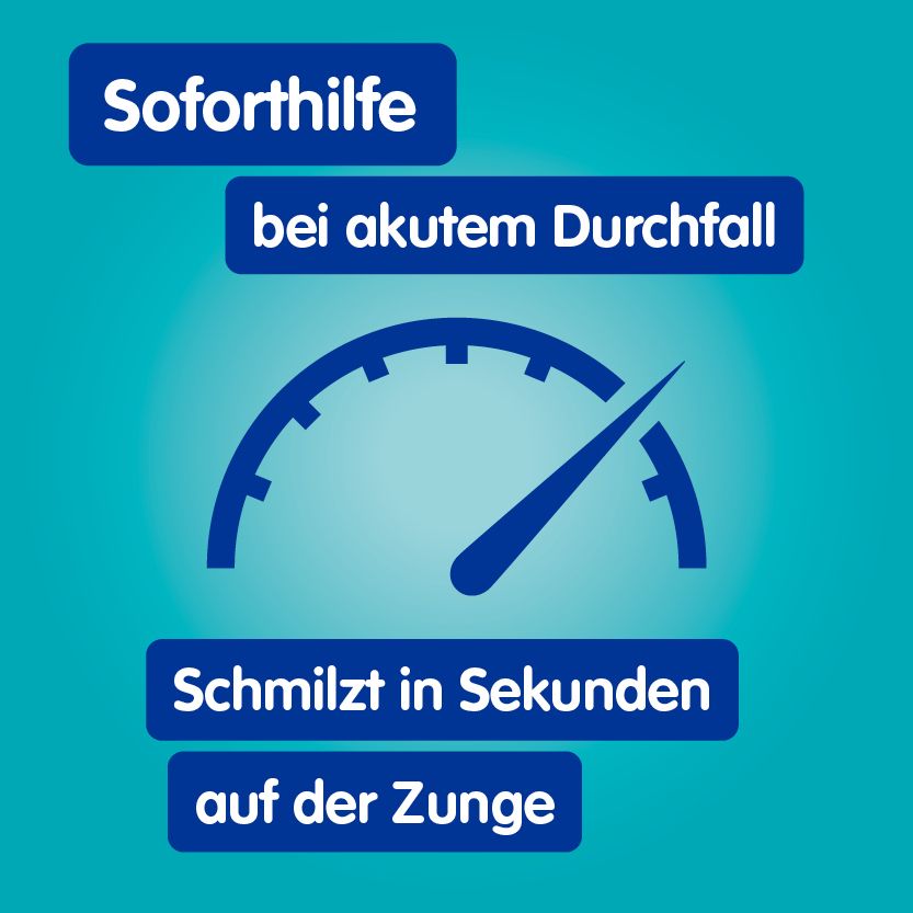 Imodium® akut lingual Schmelztabletten - bei akutem Durchfall