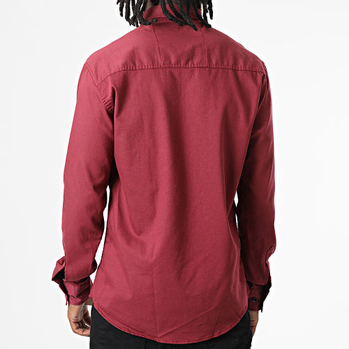 Chemise Manches Longues W-323 Bordeaux