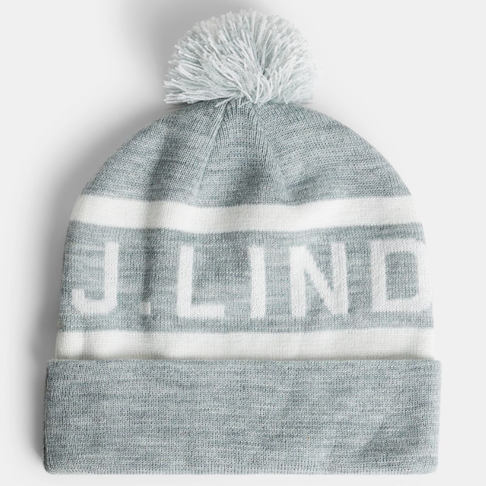 Stripe Beanie Grå