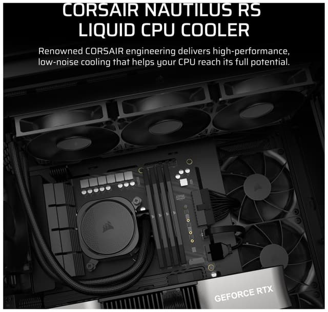 Corsair Nautilus 360mm RS CPU-vandkøler (sort)