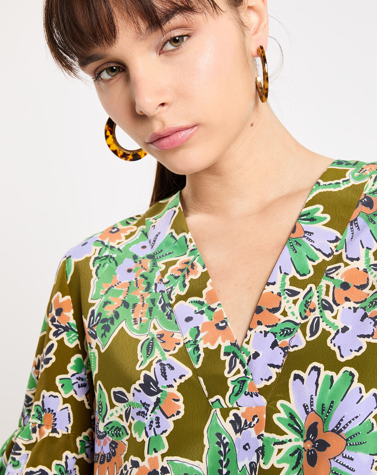 Jodhpur Top Rica imprimé fleurs multicolore