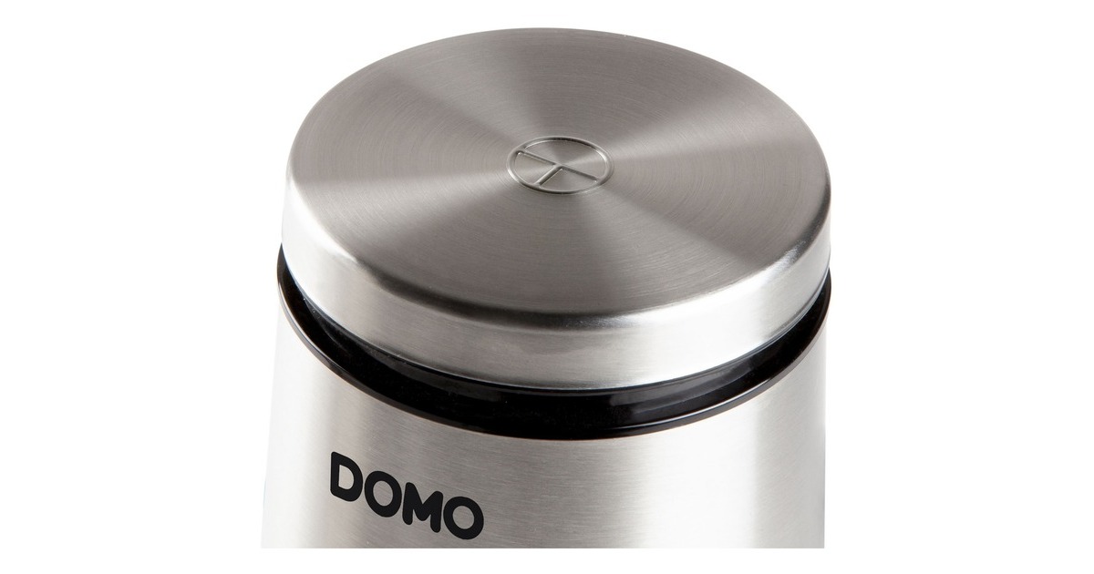 DomoDO9244MC Maxi-chopper met glazen kom hakmolen  (Zilver/transparant)