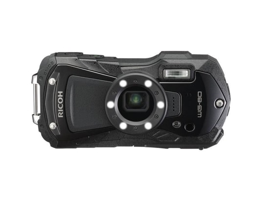 RICOH - Wg 80 appareil photo compact noir etanche, 16 megapixels, ro...
