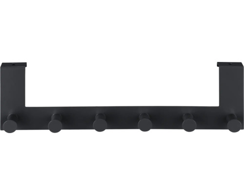Deurhaakrail Wenko Celano zwart mat 25653100