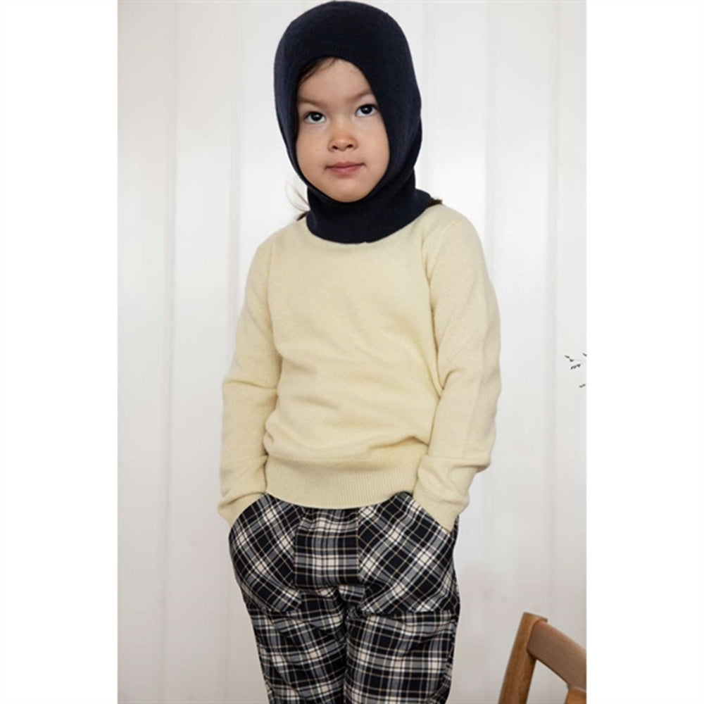 Navy Netty Cashmere Strik Elefanthue