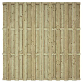 Schutting Wales grenen hout recht 180 x 180 cm