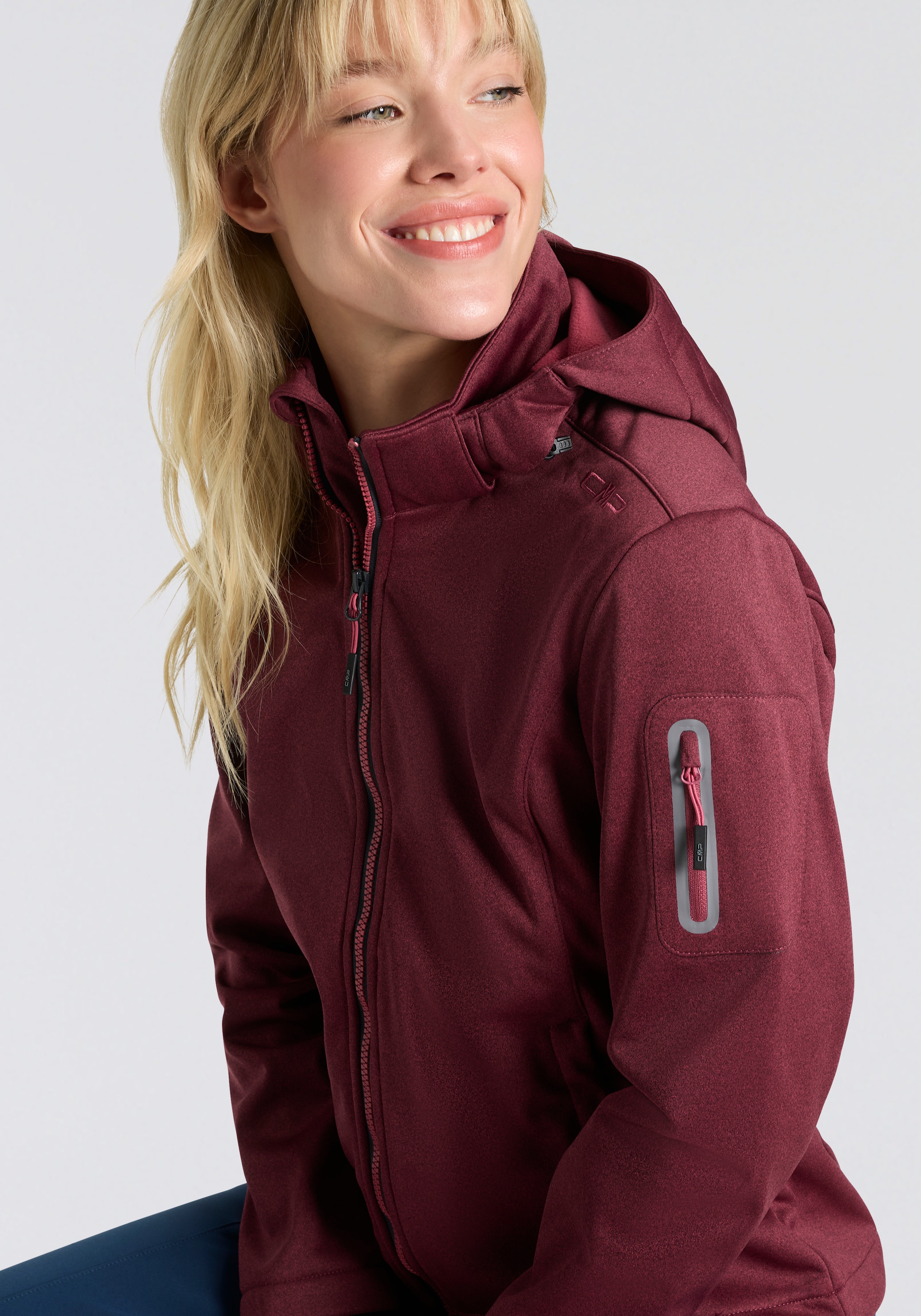 CMP Softshelljacke 1 Stk. tlg. mit Kapuze