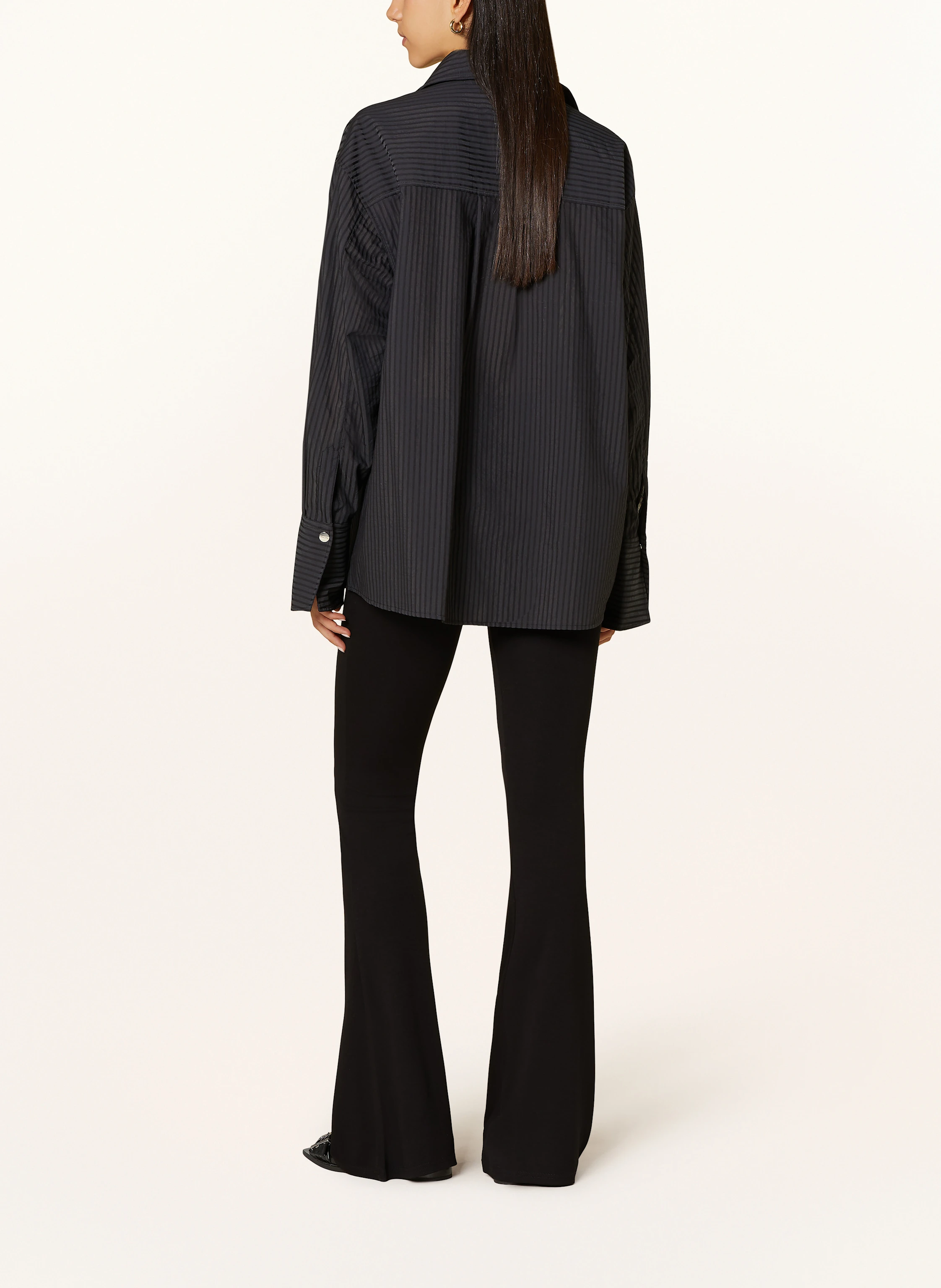 black palms Bootcut-Hose aus Jersey