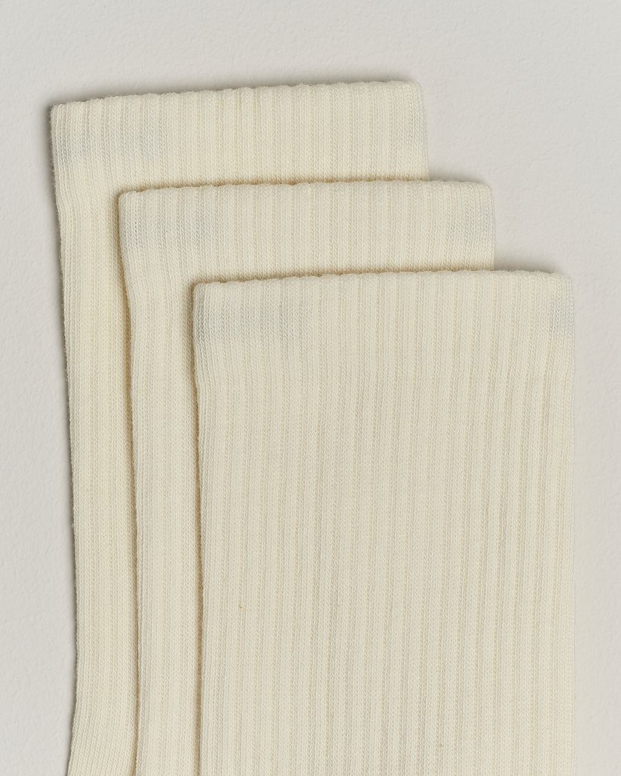 Sweyd 3-Pack Crew Cotton Socks White