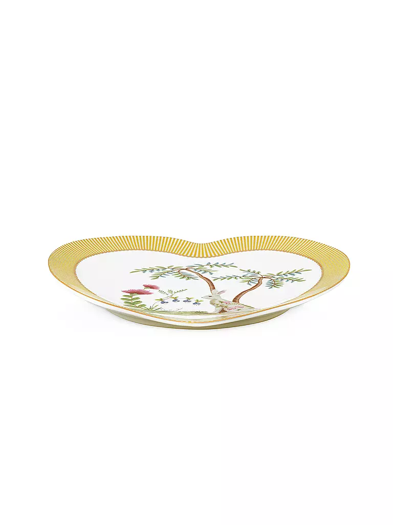 PIP STUDIO Herz Platten Set 2er LA MAJORELLE 21,5cm Gelb gelb