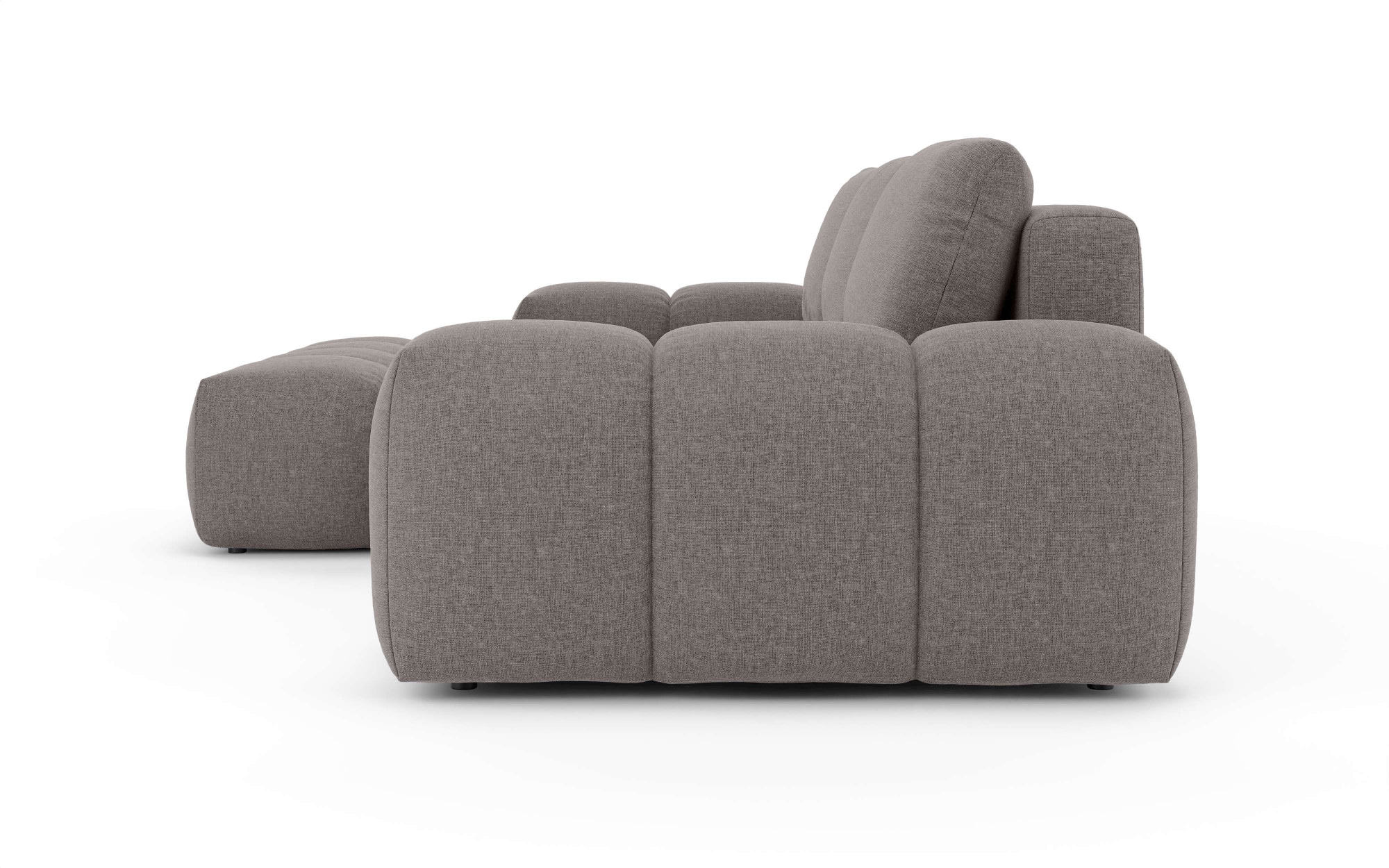 GOODproduct Ecksofa »AZITA klein optionale Schlafsofa mit Bettkasten, B/T/H: 270/166,5/84cm« L-Form mit Wellenunterfederung, Bubble-Optik