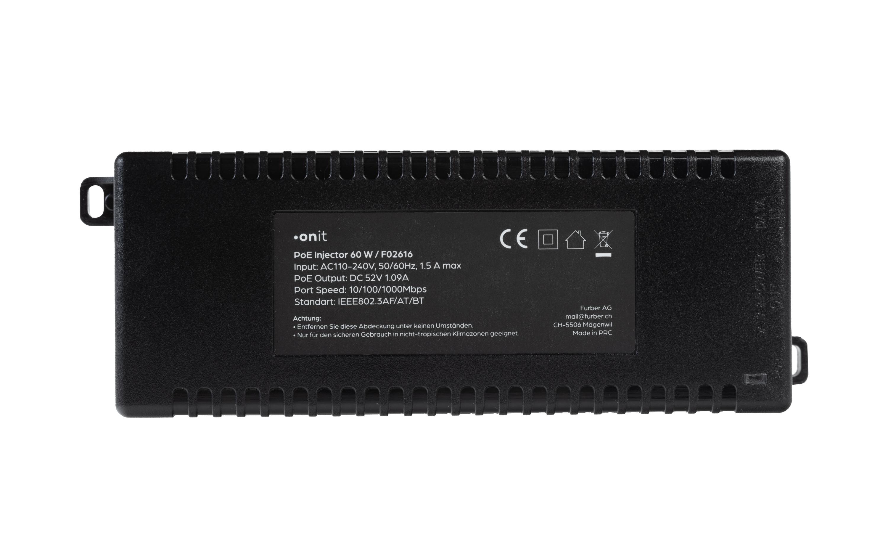 PoE++ Injector 60 WPower-over-Ethernet-Adapter