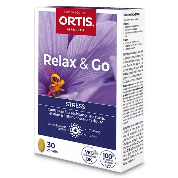 Ortis Relax & Go Stress 30 comprimidos