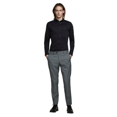 Chemise à manches longues homme Jjprparma L/S Noos NOIR JACK JONES