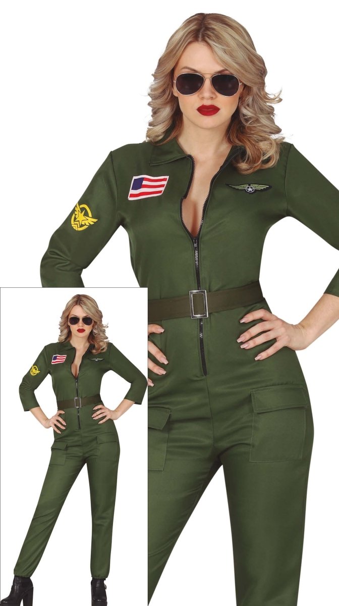 Piloot Kostuum Dames Top Gun