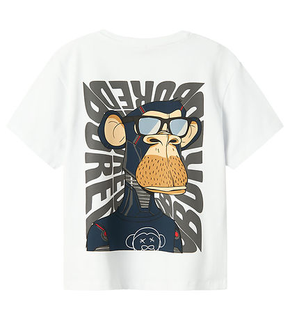 Name It T-Shirt - NkmDyn - Bored Of Directors - Bright White m.