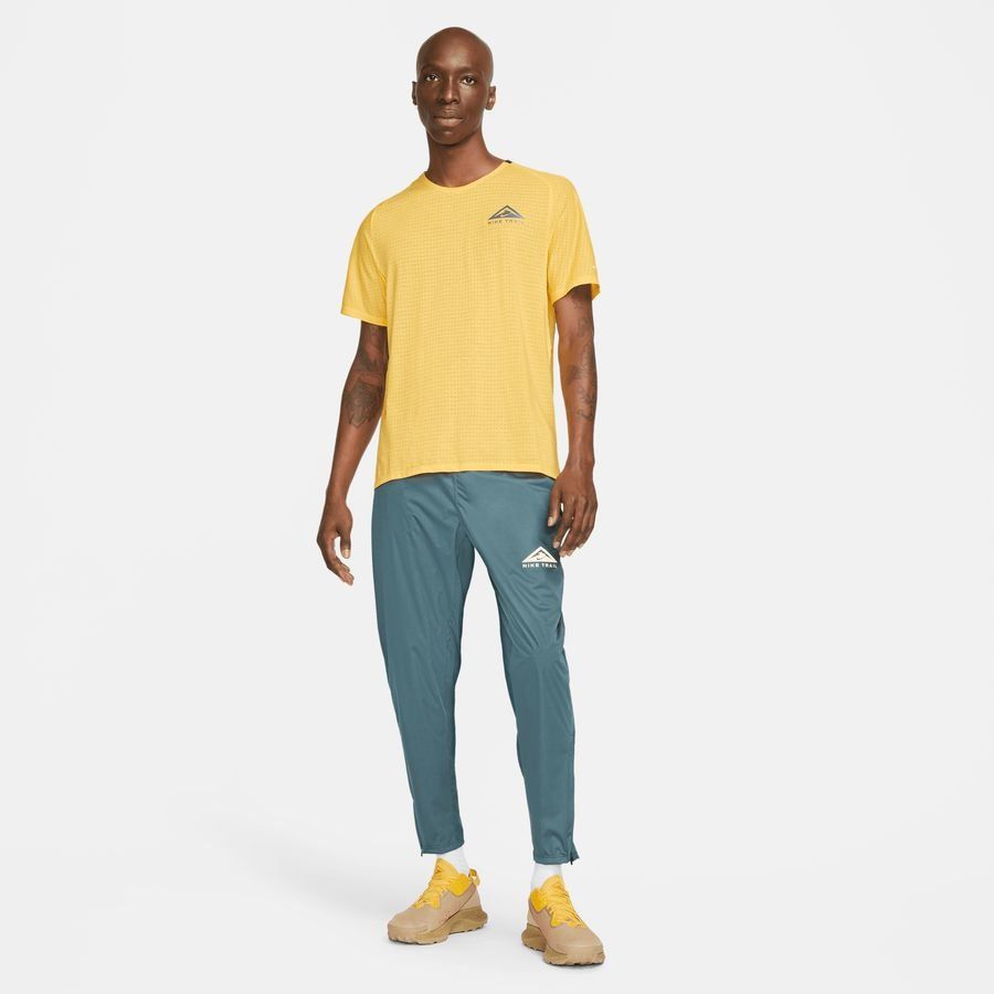 Nike Haut Running Dri-FIT Trail Solar Chase - Citron/Noir