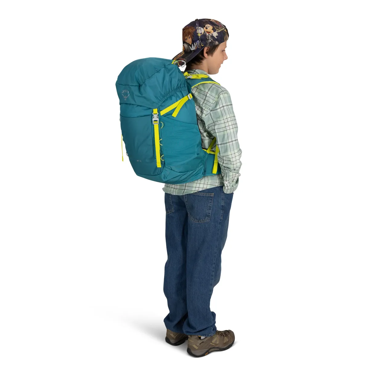 Osprey Kids' Jet 28 Green Canopy/Limeline Green