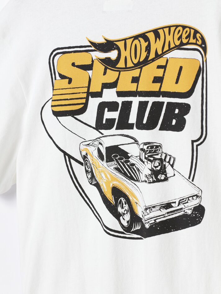Camiseta Hot Wheels estampada da Mattel - Branca