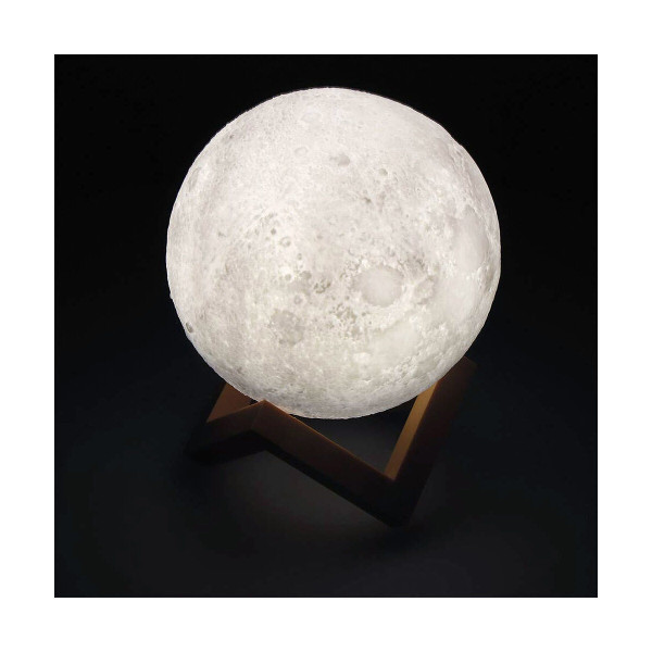 Lampe de bureau lune blanc 3,7 v