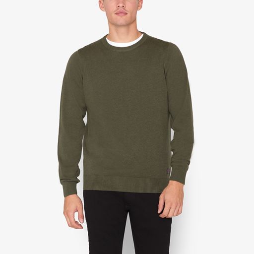 Signal Kyler Structure Crew Striktrøje, Ivy Green Melange, 4XL