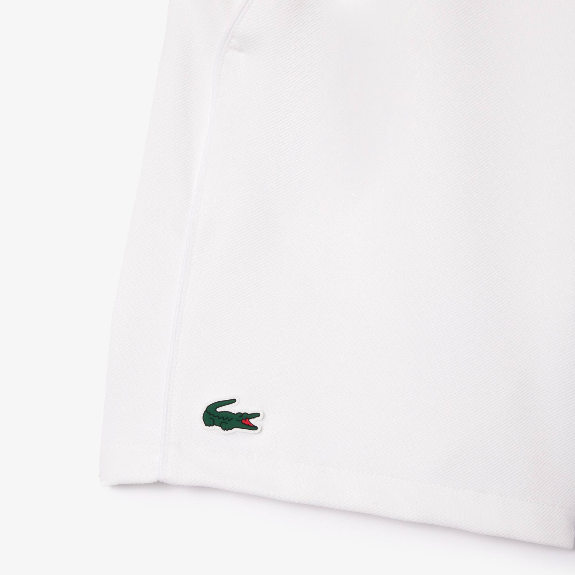 Tennis-Shorts aus recyceltem Gewebe Bermudas - Weiss - Lacoste - Herren