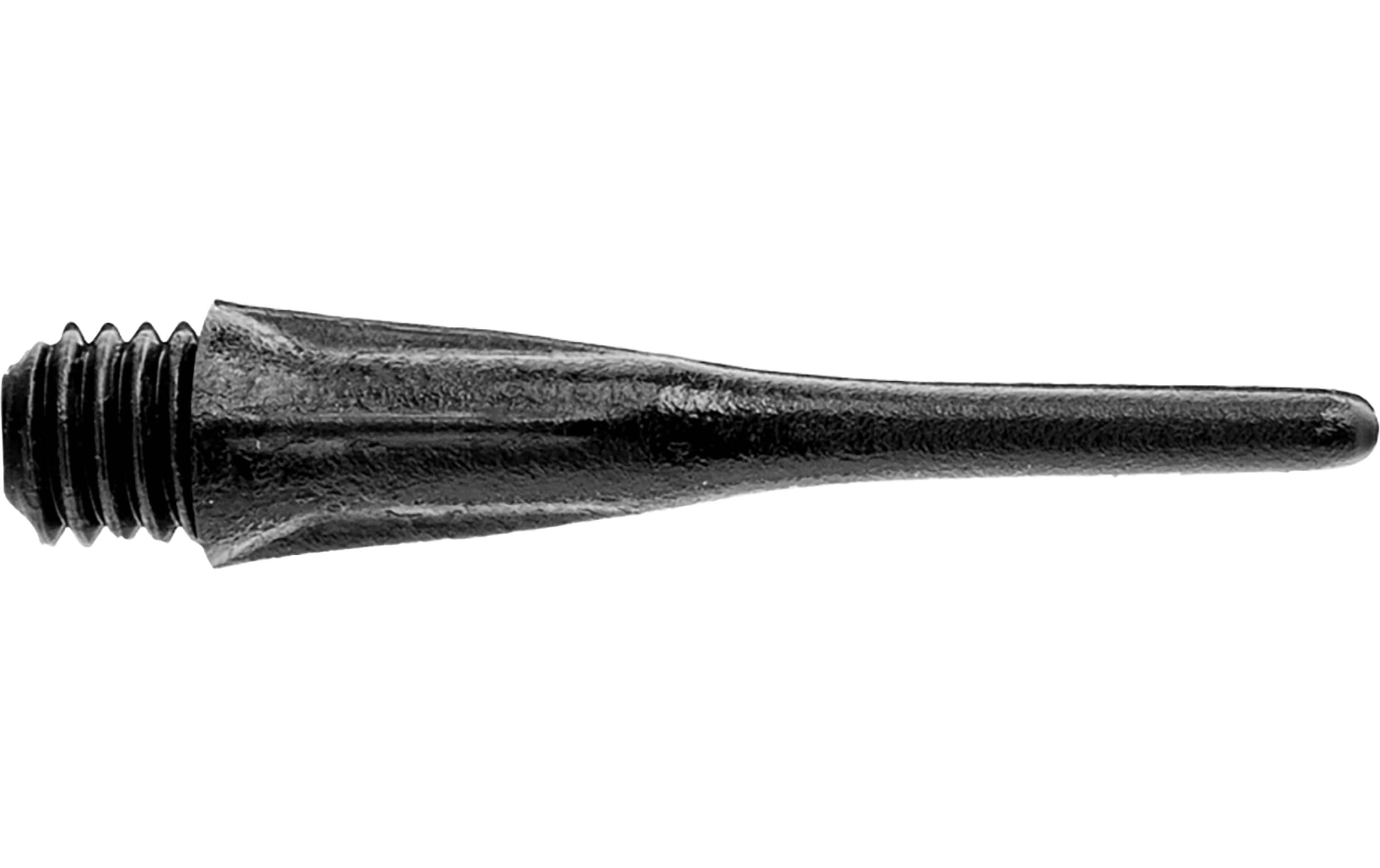 Softspitzen Ultimo 50 Stück – SchwarzSoftdart-Spitzen 2BA Gewinde (4.7 mm)