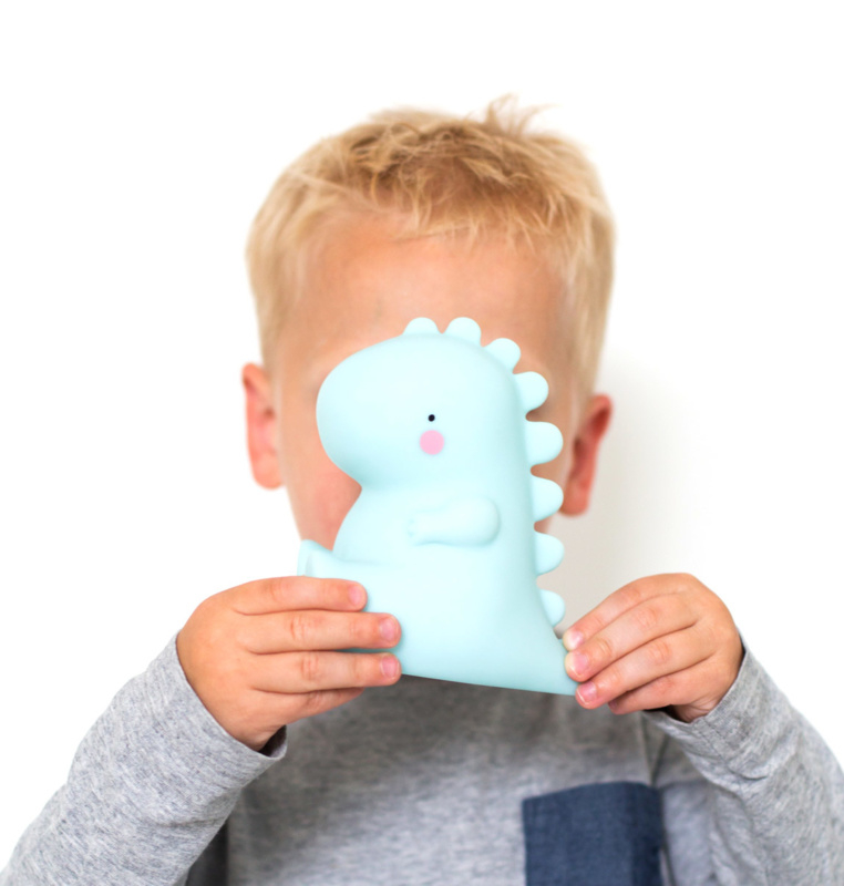 Lampje T-Rex blauw