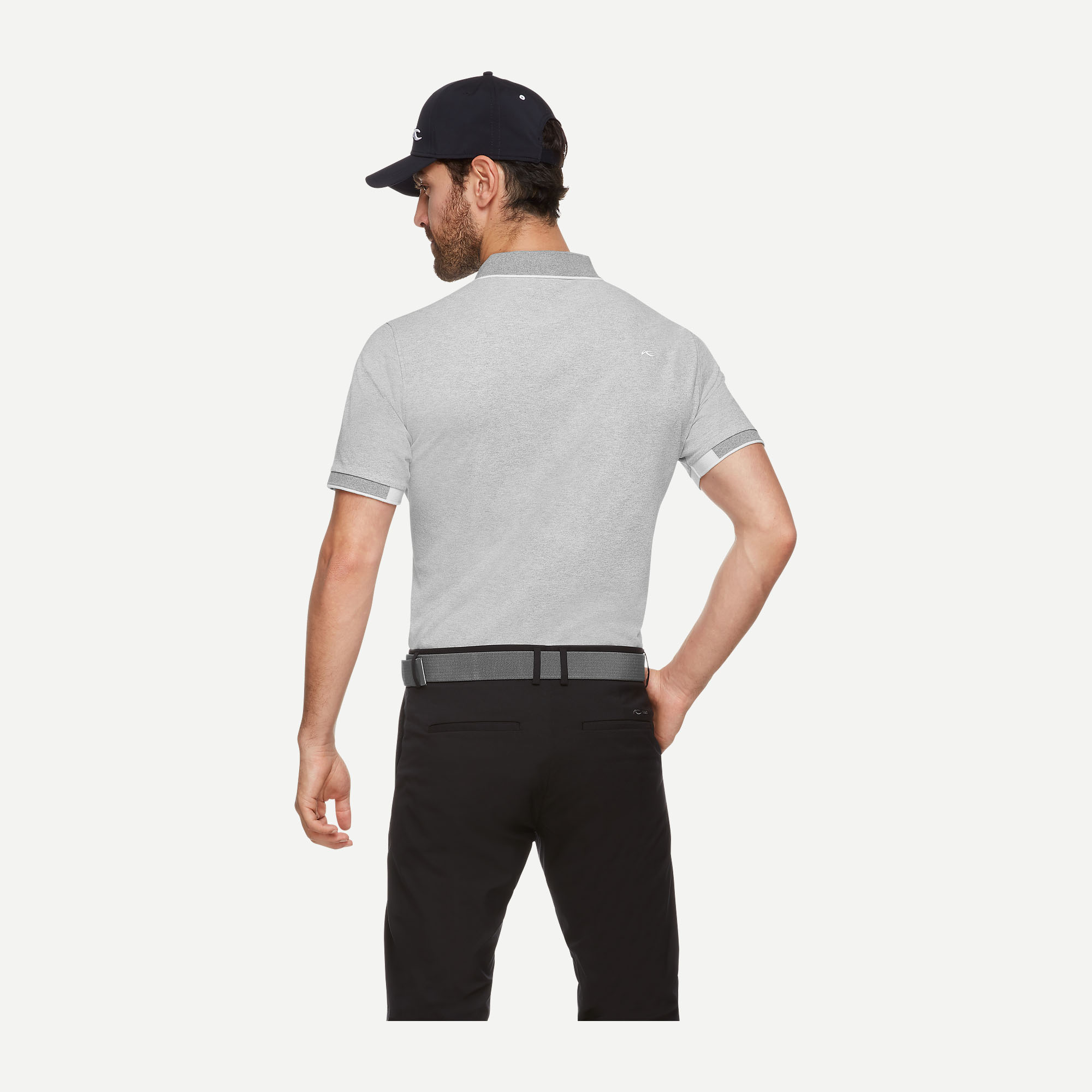 Stan Polo Herre Grey Melange
