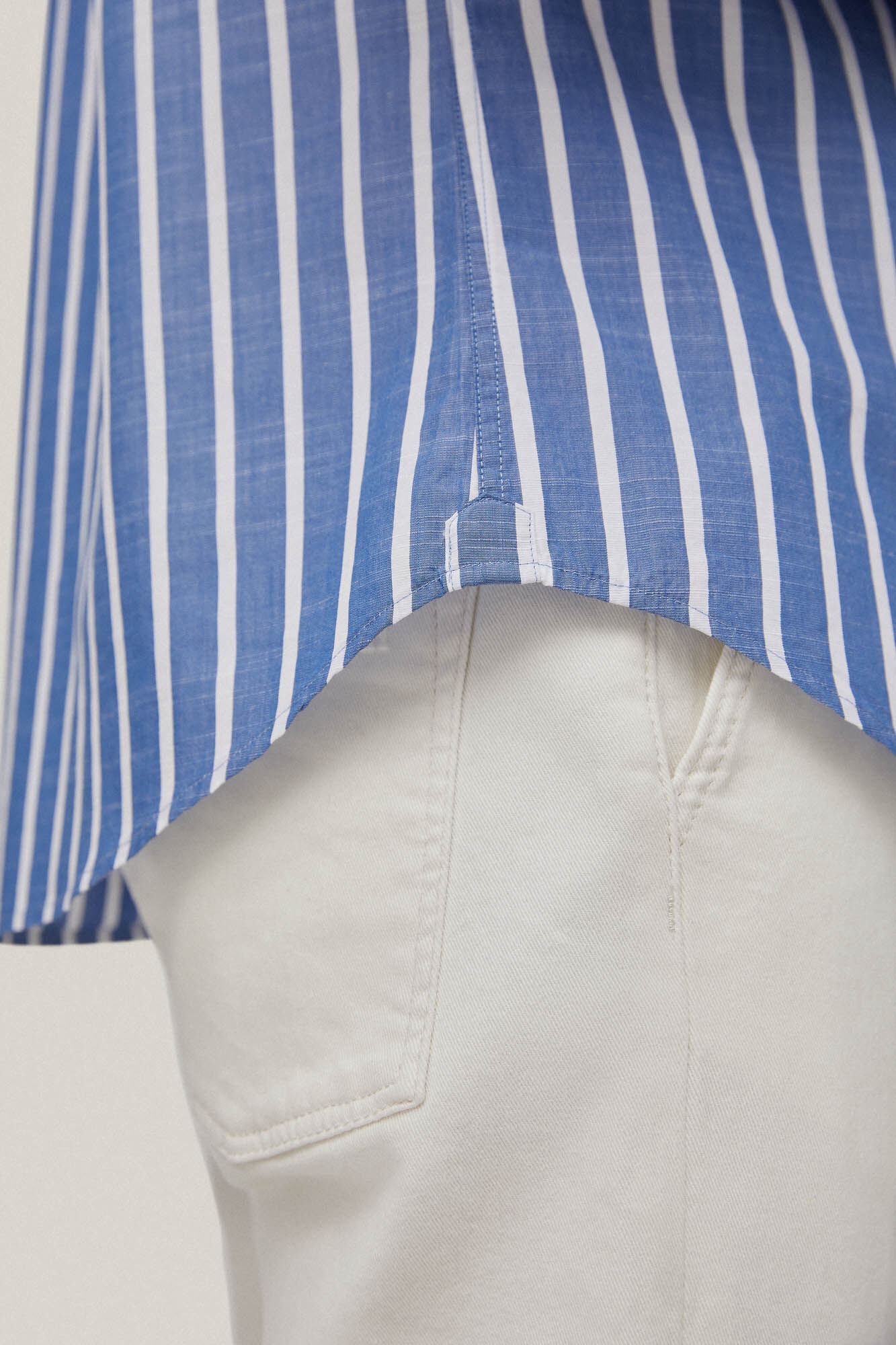 Camisa listrada - Azul