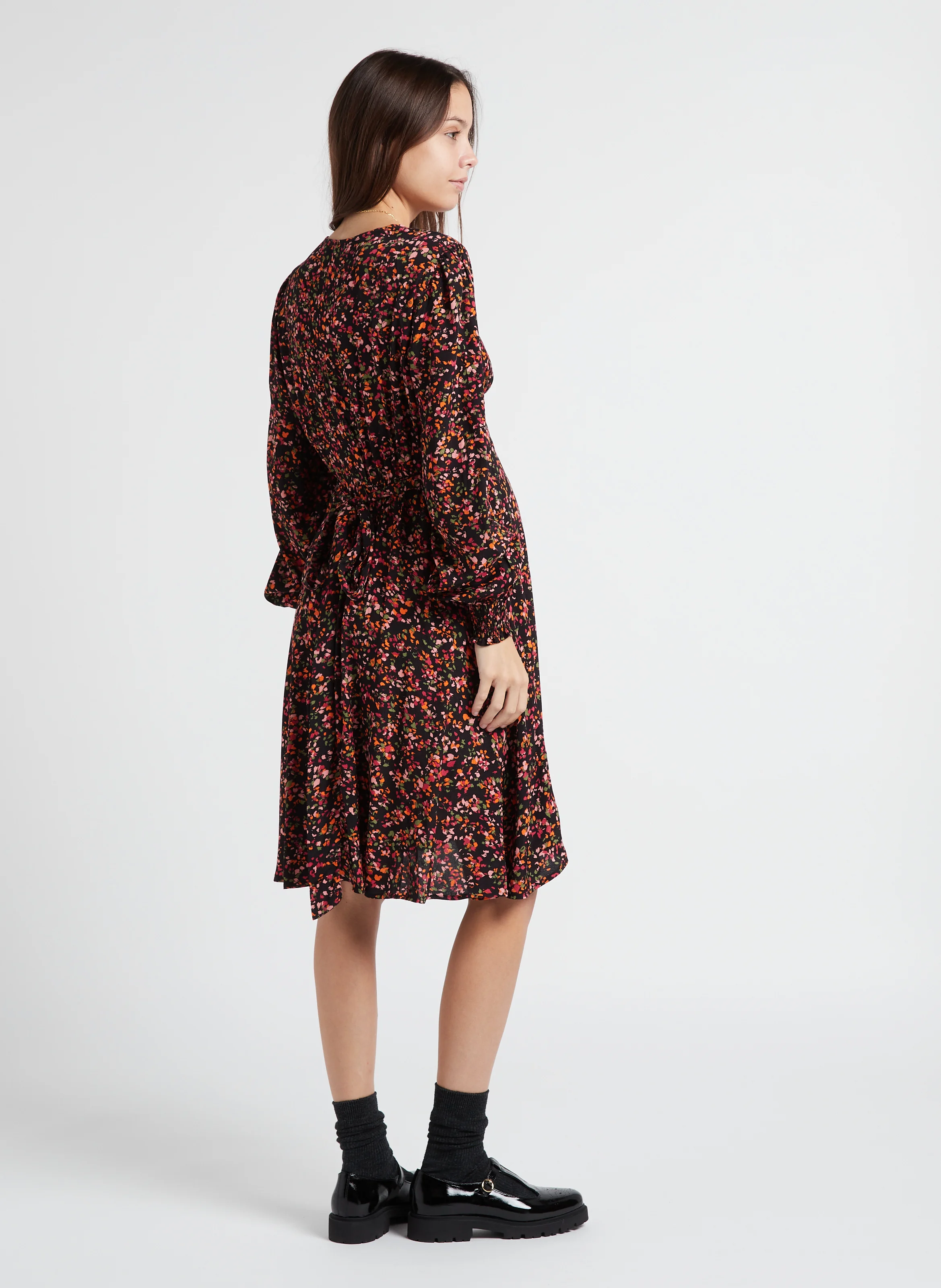 ANNIKA - Robe col V cache-cur| Multicolore