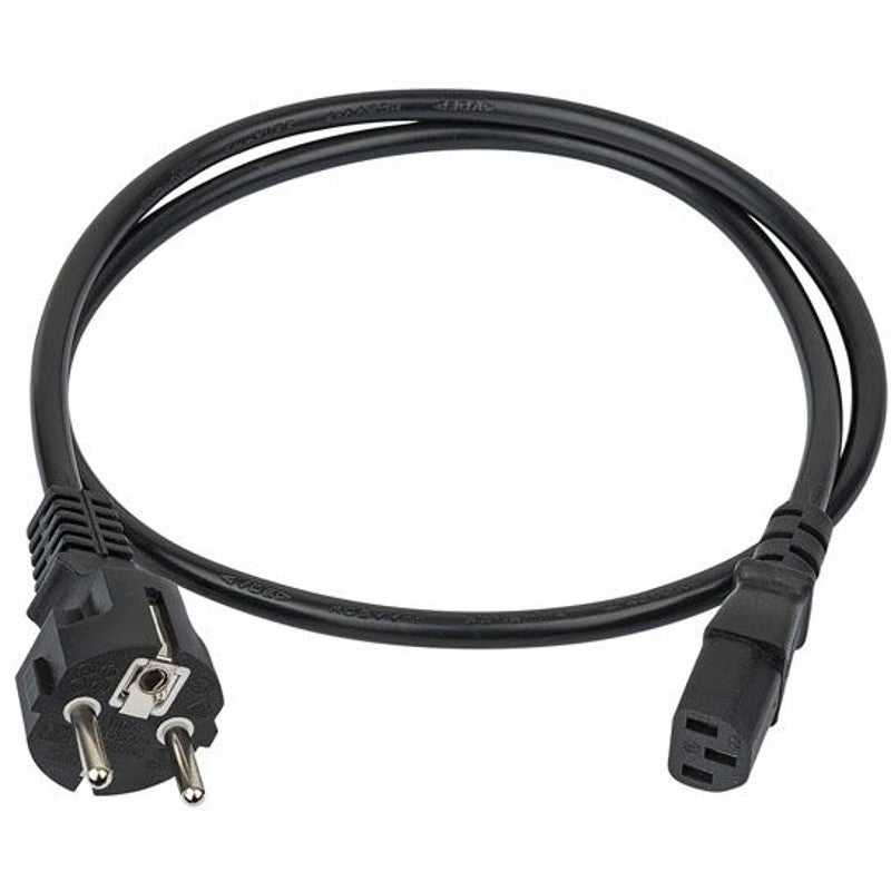 DAP 92023 Schuko male - IEC C13 stroomkabel 3x 1.5 mm², 10 m