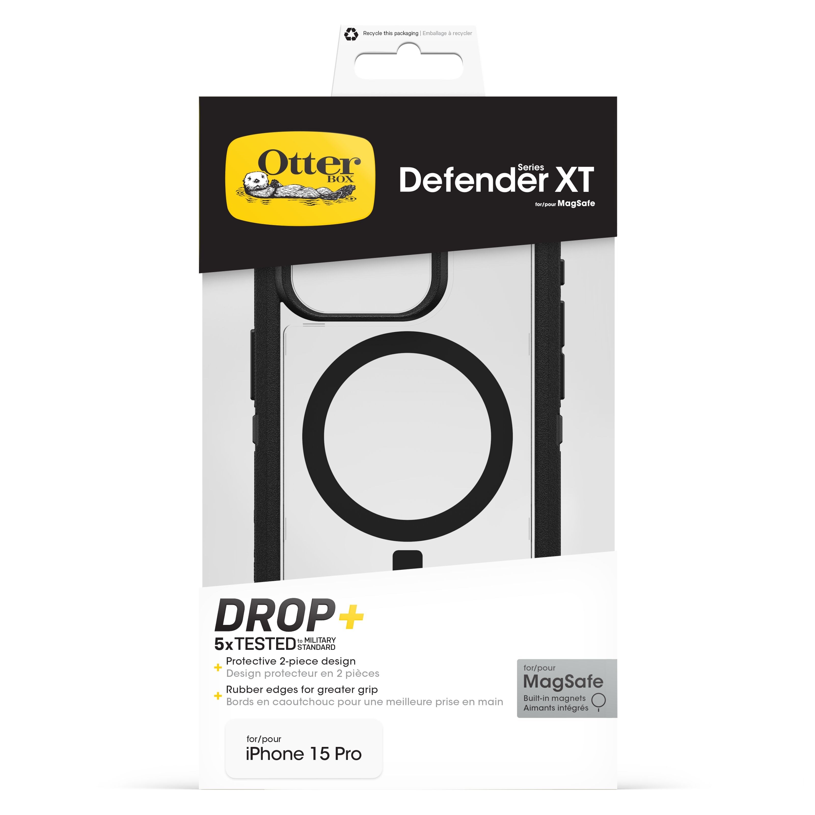 Otterbox Defender XT Dark Side Robust deksel for iPhone 15 Pro