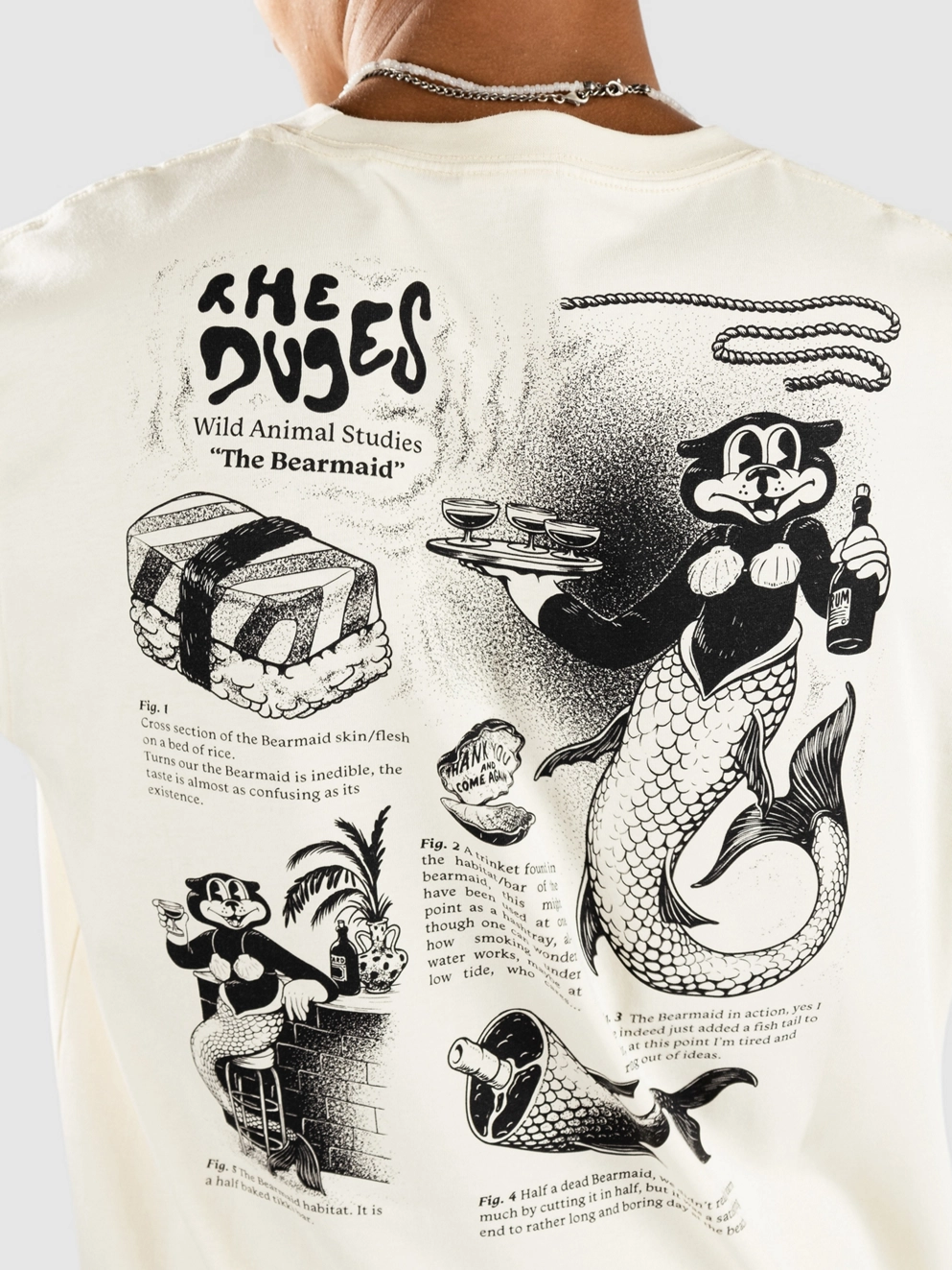 The Dudes Bearmaid T-Shirt natural raw