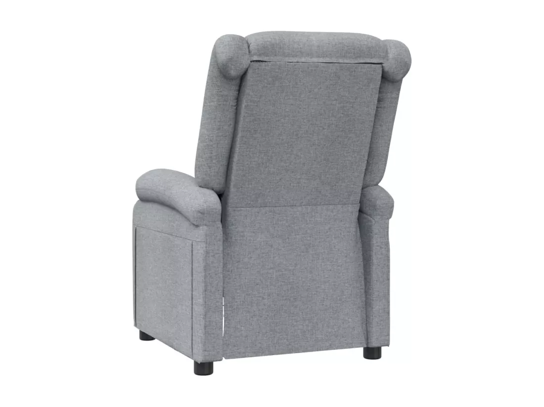 Fauteuil inclinable Gris clair Tissu