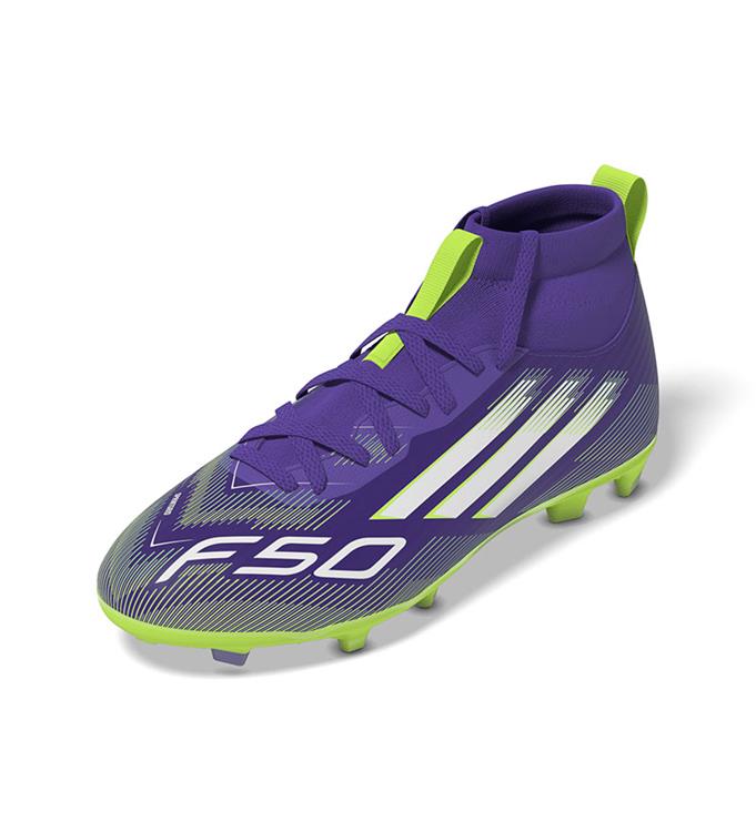 adidas F50 League FG/MG Mid JI3547 PURRUS-FTWWHT-LUCLEM