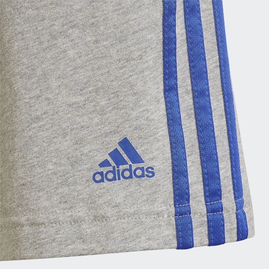 adidas Short Essentials 3-Stripes - Gris/Bleu Enfant
