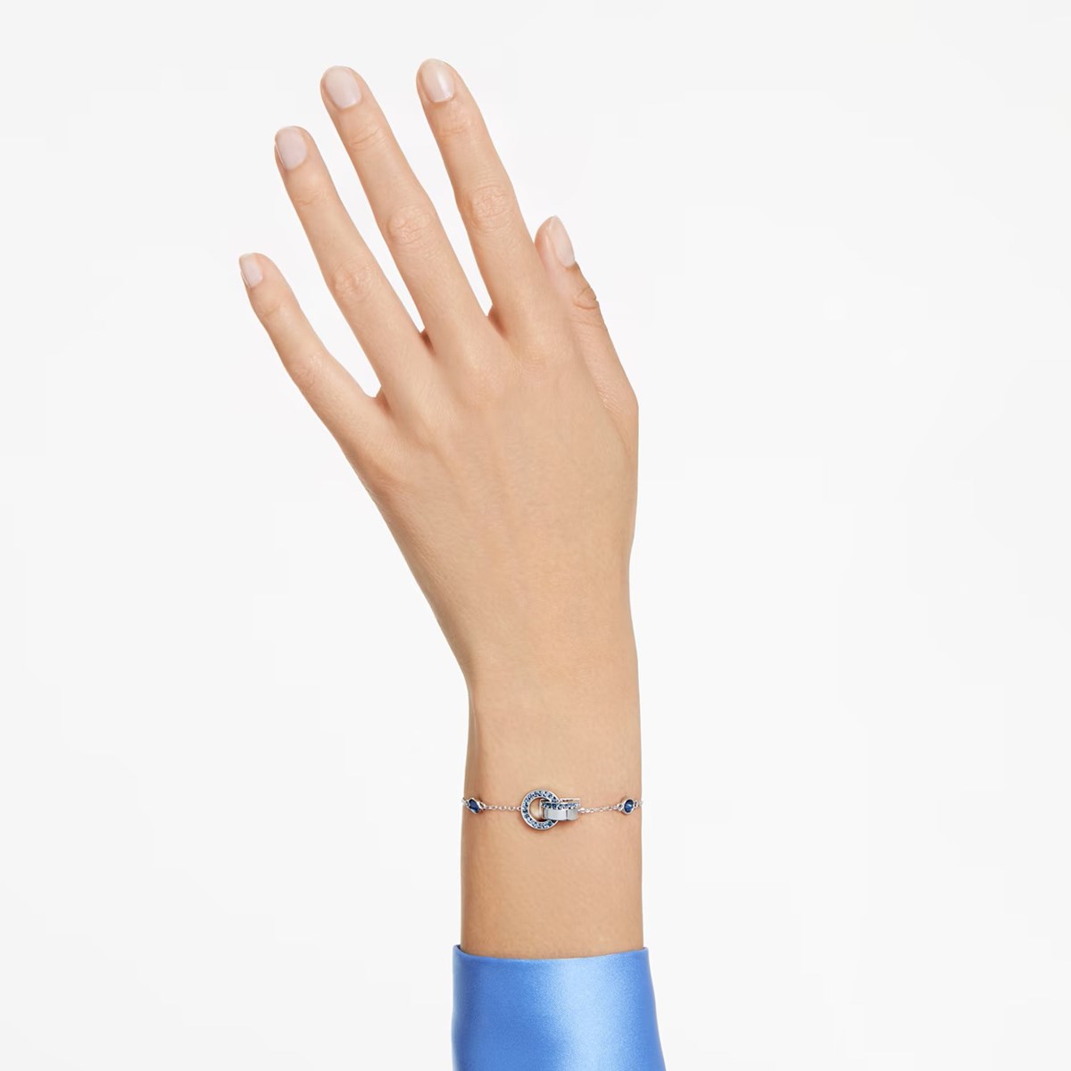 Bracelet Swarovski Hollow Blanc et Bleu