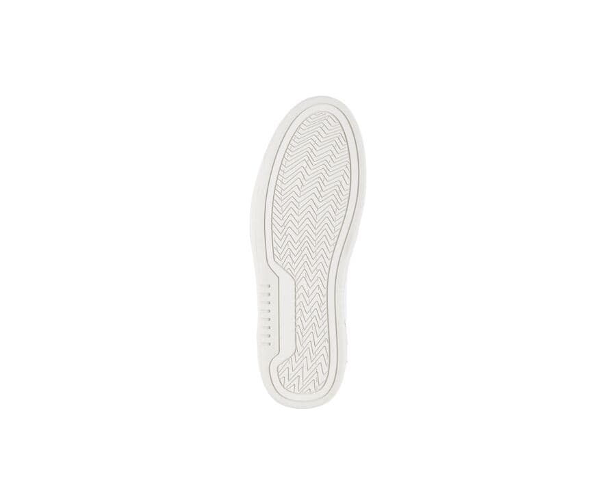 Sneakers cuir homme Vert Blanc et Jaune - KOLORA