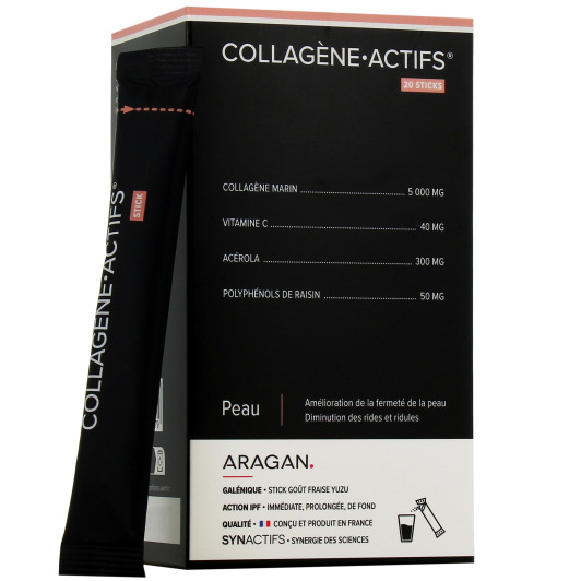 Synactifs Collagène Actifs sticks - Complément beauté anti âge