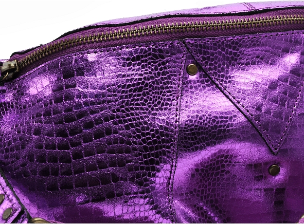Pieces ville accessoires pcmilla leather bumbag fc violet