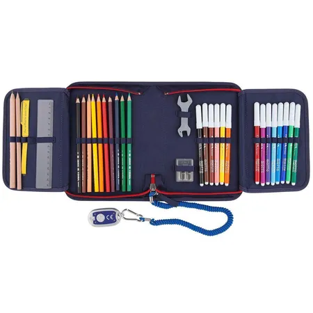 Depesche Federtasche Monster Cars Deluxe mit Taschenlampe, sortiert