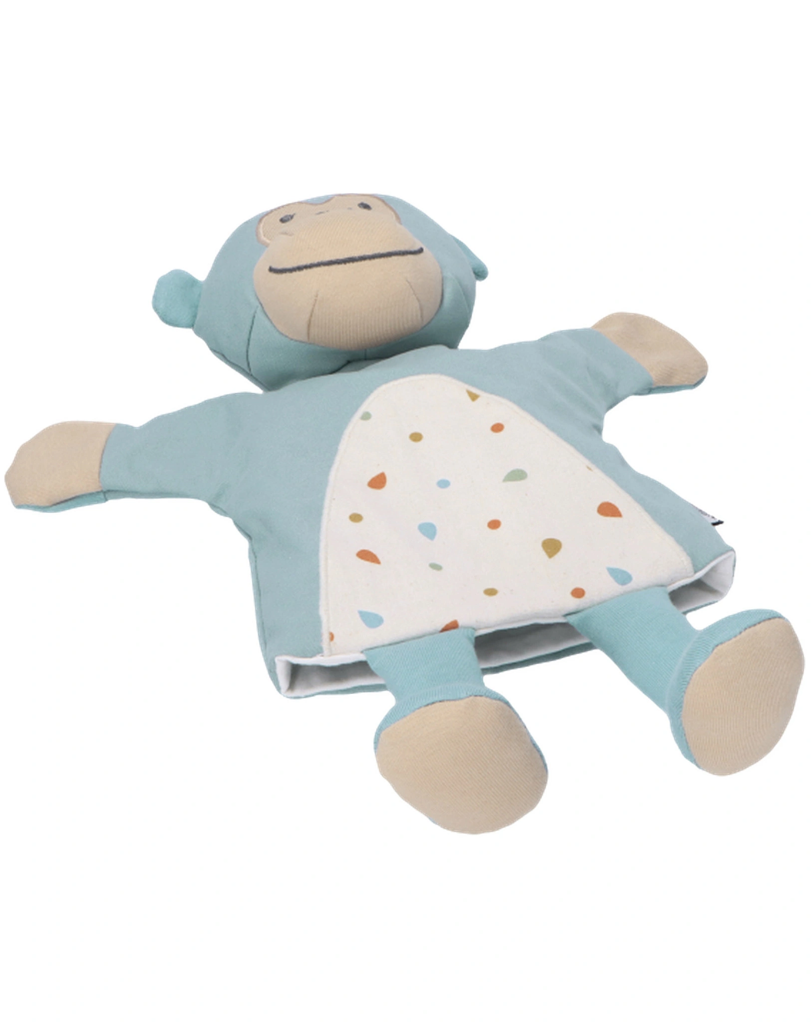 Handpuppe AFFE ALBERT in hellblau